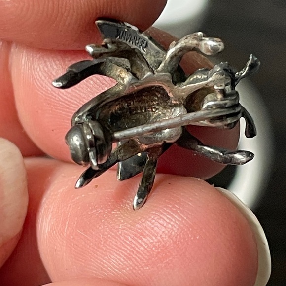 GERMANY STERLING SILVER ALICE CAVINESS BEE BROOCH/PIN - Picture 4 of 4